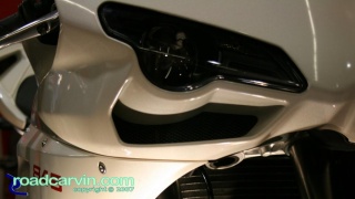 2008 Ducati 848: Headlight closeup